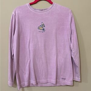 Life Is Good Lavender Long Sleeve Tee